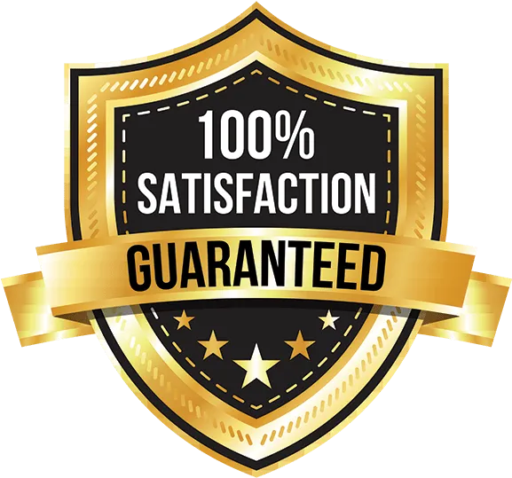 VigorRise 60-Day 100% Satisfaction Money-Back Guarantee Badge
